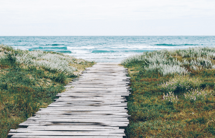 A beach